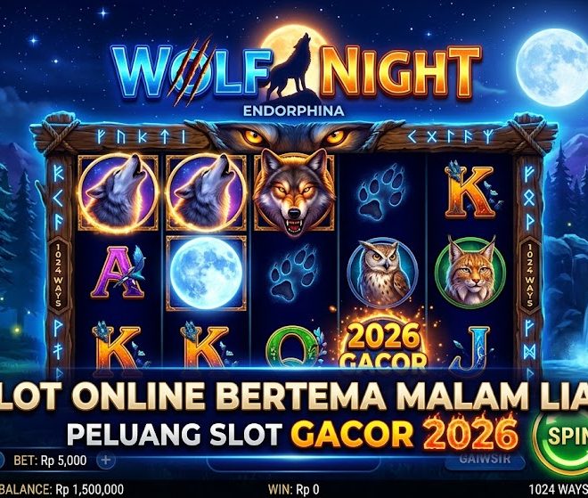 🌙 Wolf Night Slot: Atmosfer Gelap, Ritme Agresif, dan Peluang Slot Gacor yang Sering Diabaikan Player